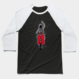 ASTRONAUT RIDE SCOOTER Baseball T-Shirt